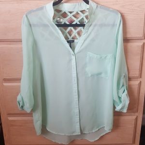 Nollie sheer blouse